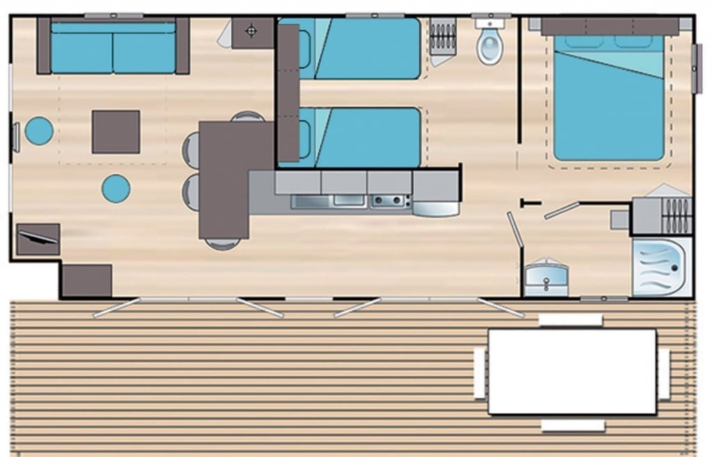 Mobile Home 5 étoiles Esterel Caravaning