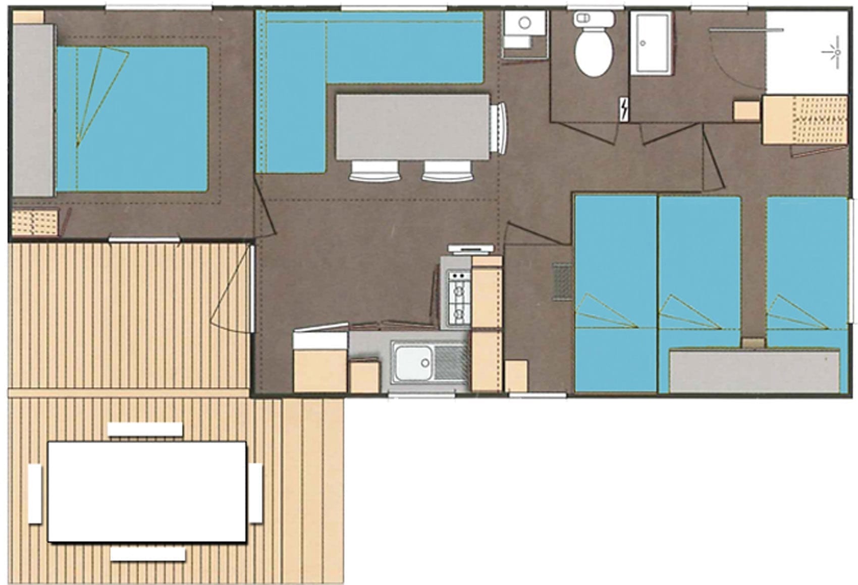 Mobile Home Bastidon 6 Esterel Caravaning Mobile Home Bastidon 6 Esterel Caravaning