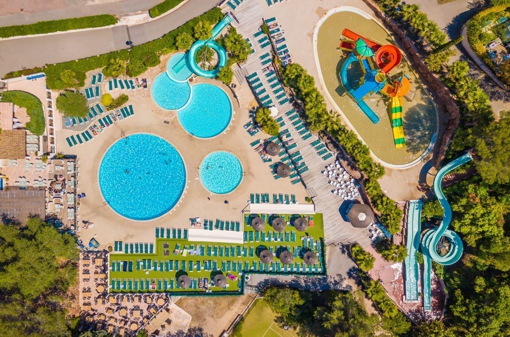 Esterel Caravaning vue du ciel