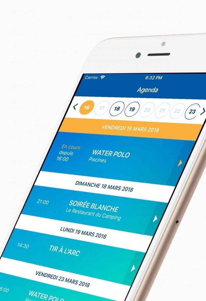 Application Esterel caravaning