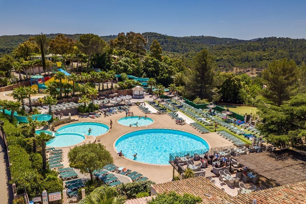 Esterel Caravaning vue du ciel