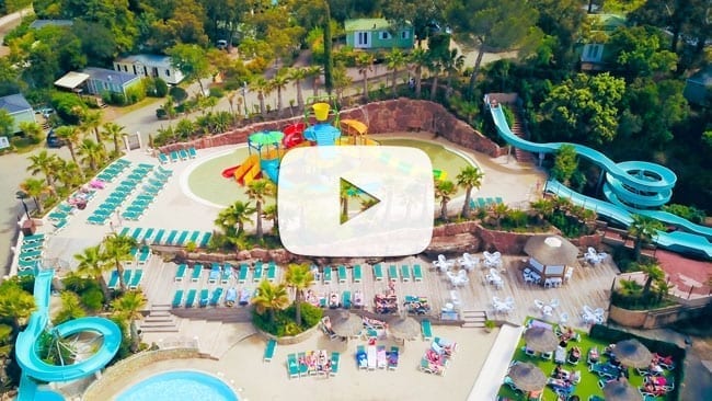 piscines-ec Esterel Caravaning vue du ciel