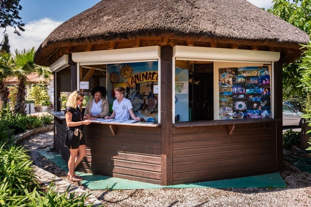 Paillote d’animation Esterel Caravaning