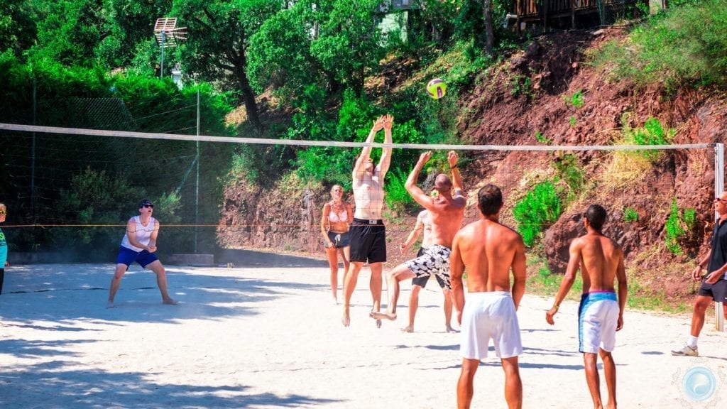 Volley Ball à Esterel Caravaning