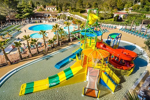 Jeux aquatiques Esterel Caravaning