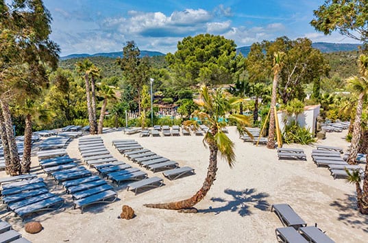 La plage Esterel Caravaning
