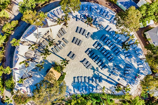 La plage d'Esterel Caravaning
